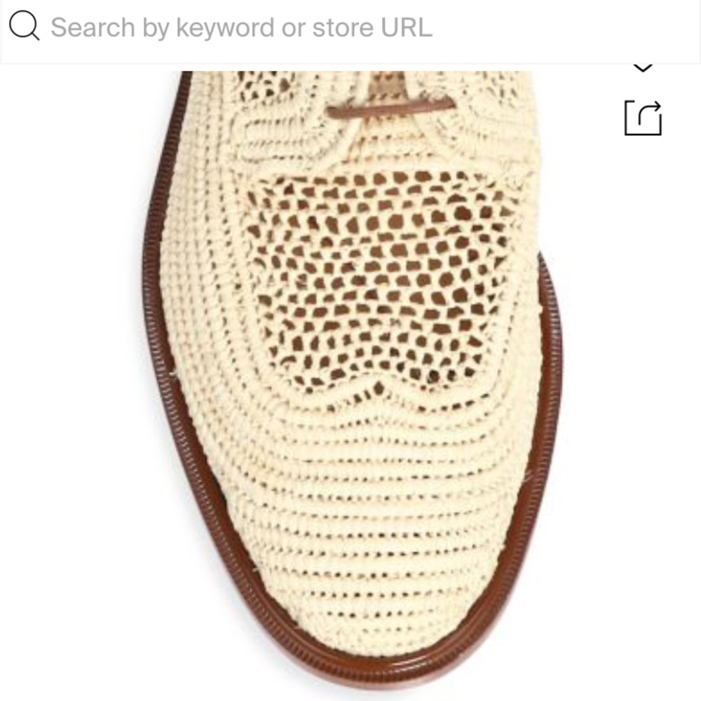 Jaly Raffia Lace Up Mule by Robert Clergerie Paris - Picture 12 of 15